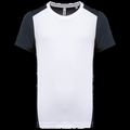 Camiseta deportiva de hombre secado rápido White / Navy Xl