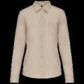Camisa popelina polialgodón mujer Beige Xl
