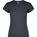 Camiseta técnica mujer manga corta Ebano/Negro M