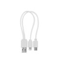 Cable 3 en 1 MicroUSB/Lightning