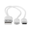 Cable 3 en 1 MicroUSB/Lightning