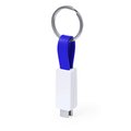 Cable cargador llavero USB Tipo C Azul