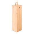 Caja para 1 botella de vino en madera de paulownia