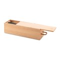 Caja para 1 botella de vino en madera de paulownia