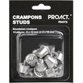 Caja de 12 tacos cónicos rugby en hierba Silver 8X13Mm+4X16Mm