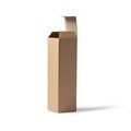 Caja de cartón alargada