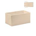 Caja Mediana Plegable Algodón Beige