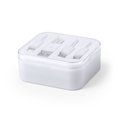 Caja set de cable conexiones tip c micro USB y usb/lightning Blanco