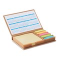 Cajita de notas con calendario publicitario 2027 