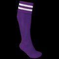 Calcetines deportivos altos Sporty Purple / White 39/42