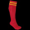 Calcetines deportivos altos Sporty Red / Sporty Yellow 39/42 Eu