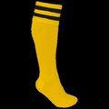 Calcetines deportivos altos Sporty Yellow / Black 35/38 Eu