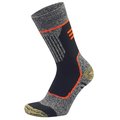 Calcetines de mujer para calzado de seguridad Grey / Green / Grey / Orange 35/38 Eu
