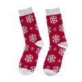 Calcetines navideños en bola con lazo rojo S/M