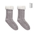 Calcetines Punto Antideslizantes Gris