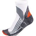 Calcetines técnicos running transpirables White / Grey / Orange 43/46