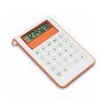 Calculadora de sobre mesa inclinada de 8 dígitos Naranja