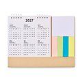 Calendario con bloc de notas