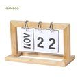 Calendario Perpetuo Soporte Bambú