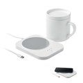 Calentador de tazas inalámbrico con taza cerámica