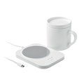 Calentador de tazas inalámbrico con taza cerámica