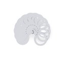 Calibrador manual con 8 plantillas