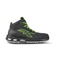 Calzado de seguridad ergonómico Black / Green 46 EU