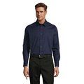 Camisa Ajustada Hombre Algodón/Elastano Dark Blue 5Xl