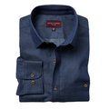 Camisa de algodón entallada Denim 16 Uk