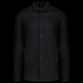 Camisa algodón para hombre entallada Black XXL