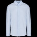 Camisa algodón para hombre entallada Striped Pale Blue / White Xxl
