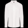 Camisa algodón para hombre entallada White M