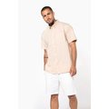 Camisa de algodón manga corta hombre