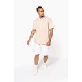 Camisa de algodón manga corta hombre