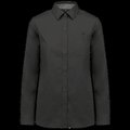 Camisa de algodón de manga larga DARK GREY M