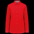 Camisa de algodón de manga larga Red XL