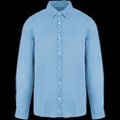Camisa algodón orgánico hombre Washed Cool Blue S