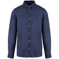 Camisa algodón orgánico hombre Washed Navy Xl