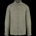 Camisa algodón orgánico hombre Washed Pale Khaki S