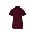 Camisa cómoda manga corta mujer Wine L