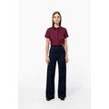 Camisa cómoda manga corta mujer