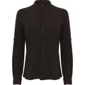 Camisa cuello mao antibacterias y antitranspiración Black L