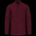Camisa cuello mao hombre Wine 4XL