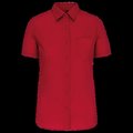 Camisa easy care manga corta mujer Classic Red M