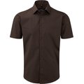 Camisa entallada hombre CHOCOLATE L