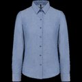 Camisa entallada mujer tejido de cuidado fácil Oxford Cobalt Blue 4XL