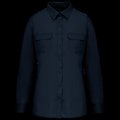 Camisa envejecida manga larga mujer Navy L