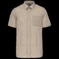 Camisa de fácil cuidado para chico Beige 3XL