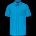 Camisa de fácil cuidado para chico Bright Turquoise 5Xl