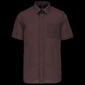 Camisa de fácil cuidado para chico Brown 6XL